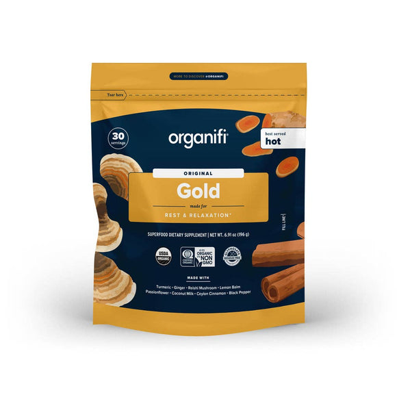 Gold-Turmeric Relaxing Superfood Powder Tea