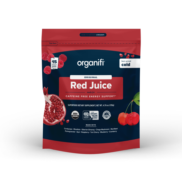 Organifi Red Juice 15ct Travel Packs