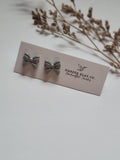 The Bow Studs- Christmas Polymer Clay Earrings