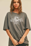 Wild Life Flower Graphic Tee