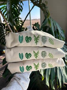 Embroidered plant lover sweatshirt