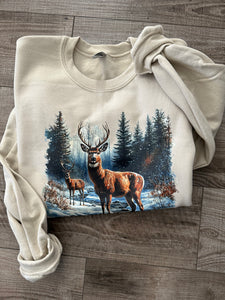 Vintage deer sweatshirt