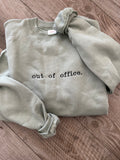 typewriter series embroidery sweatshirts