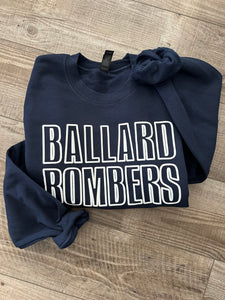 Ballard Bombers Block Sweatshirt