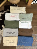 typewriter series embroidery sweatshirts