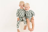 Palm Sweatshirt Romper: 3-6M