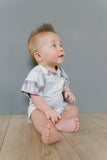 Gray Tie Dye Slouchy Set: 5T