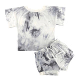 Gray Tie Dye Slouchy Set: 5T