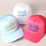 Howdy Darlin' Embroidered Mesh Back Trucker Cap