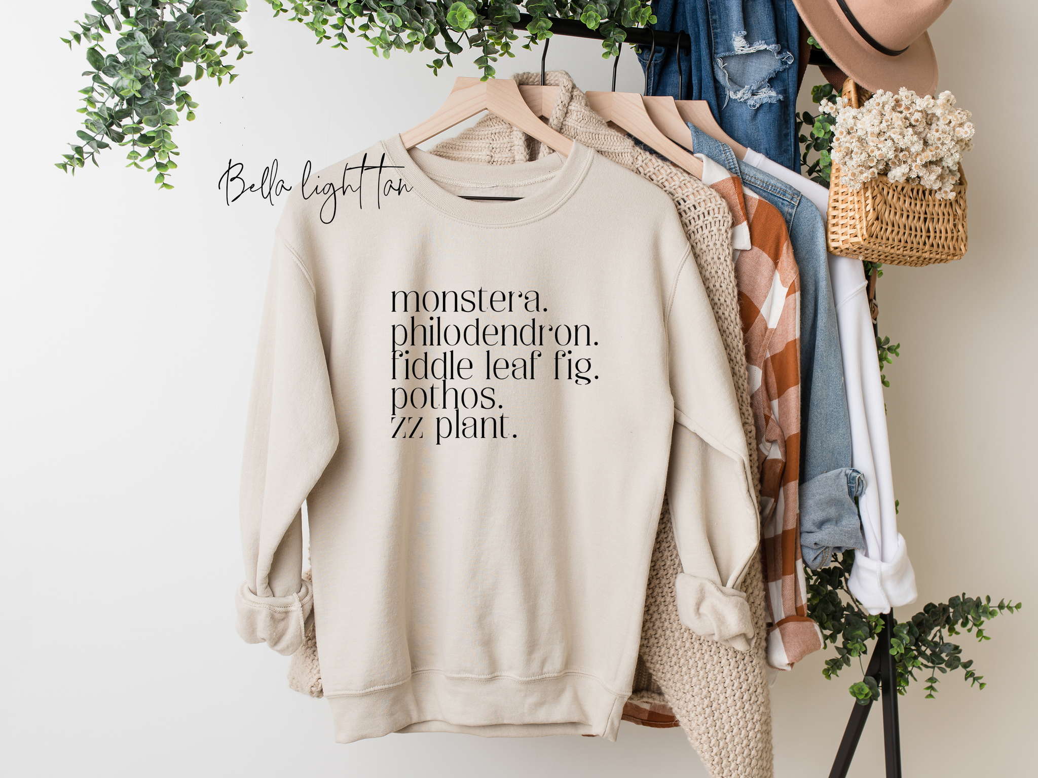 Light 2025 tan sweatshirt