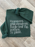 Plant List Sweatshirt